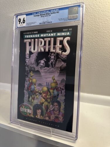 Teenage Mutant Ninja Turtles #62 CGC 9.6 WP (1993 Mirage)