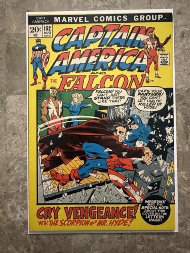 Captain America #152 9.0 VF/NM (Marvel Comics 1972) - Beautiful Glossy Copy