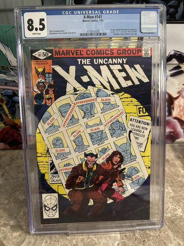 X-Men #141 CGC 8.5 WP (1981 Marvel Comics)