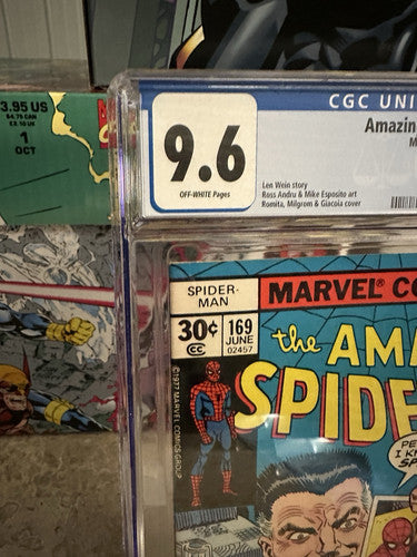 Amazing Spider-Man #169 CGC 9.6 OWP (1977 Marvel)