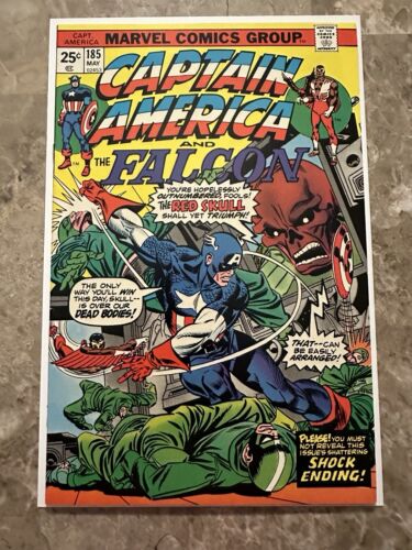 Captain America #185 8.5 VF+ (Marvel Comics 1975)