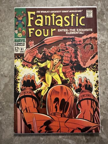 Fantastic Four #81 FN+ 6.5 (1968 Marvel Comics)