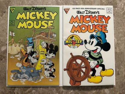 Mickey Mouse #243, 244 VF/NM 9.0 (Gladstone 1988) - Very High Grade