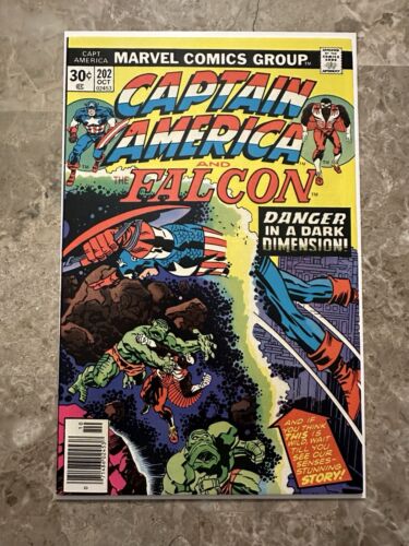 Captain America #202 8.5 VF+ (Marvel Comics 1976)