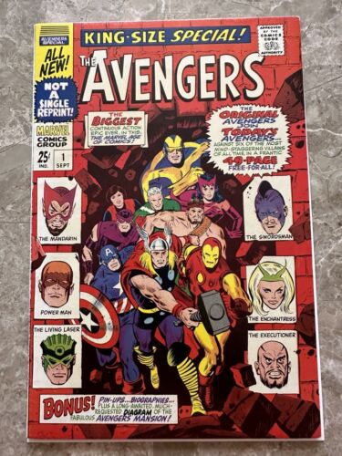 Avengers Annual #1 VF (Marvel Comics 1967) - High Grade Beauty