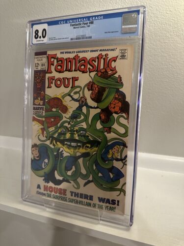 Fantastic Four #88 CGC 8.0 OW Pages (1969 Marvel Comics)