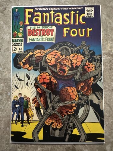 Fantastic Four #68 FN 6.0 (1967 Marvel Comics) - Solid Copy