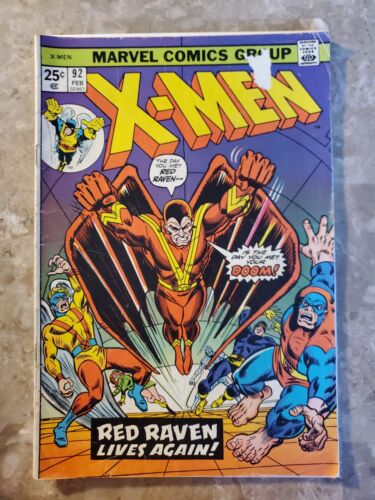 Uncanny X-Men #92 (1975 Marvel Comics) - VG