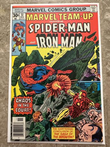 Marvel Team-Up #51 VF/NM (Marvel Comics 1976) - Spider-Man, Iron Man