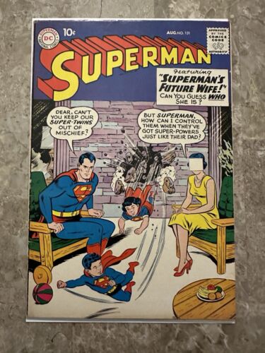 Superman #131 FN+ 6.5 (DC Comics 1959)