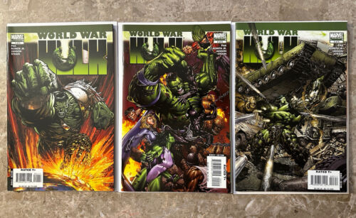 World War Hulk #1-3 9.0-9.4 (2007 Marvel Comics)