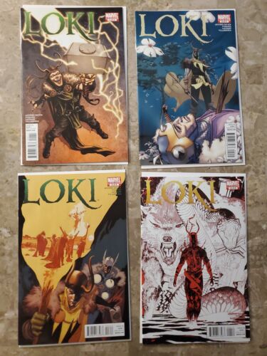 Loki 2010 2nd Series Marvel Comics 4 Issue Limited Series Complete - NM