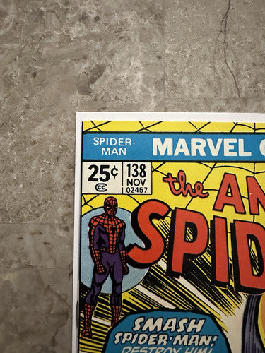 Amazing Spiderman #138 NM- 9.0-9.2 (Marvel 1974) - Gorgeous copy