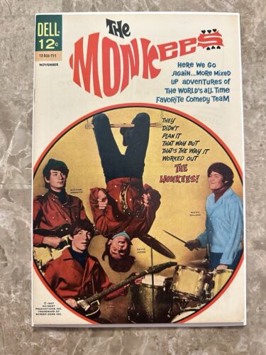 The Monkees #6 VF+ 8.5 (Dell Comics 1967) - Gorgeous Copy