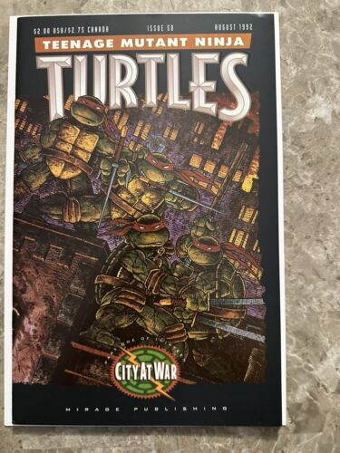 Teenage Mutant Ninja Turtles #50 FN/VF 7.0 (1992 Mirage Studios)