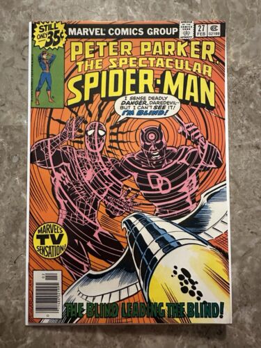 Spectacular Spider-Man #27 VF+ (1979 Marvel Comics) - 1st Frank Miller Daredevil