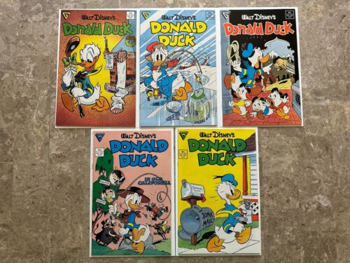 Donald Duck #251-255 7.5-8.5 (Gladstone 1987)