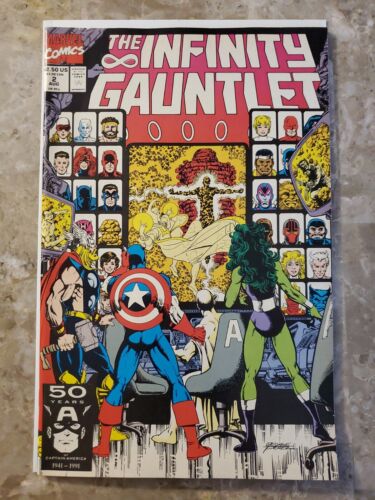 Infinity Gauntlet #2 (Marvel Comics 1991) - Mid Grade - FN+