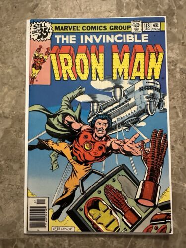 Iron Man #118 NM- 9.2 (1977 Marvel Comics) - 1st James Rhodes