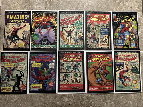 Spider-Man Collectible Series Vol. #1-18 - New Bags and Boards