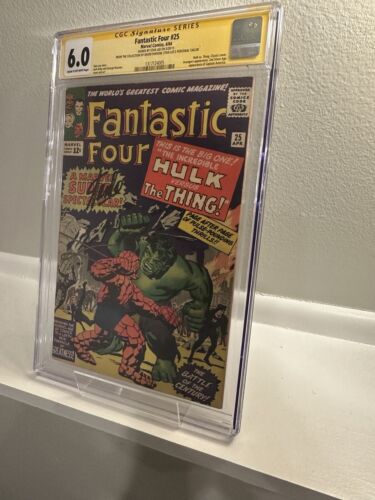 Fantastic Four #25 CGC 6.0 SS Stan Lee - David Parsow Tailor Collection