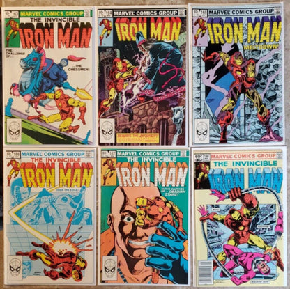 Iron Man #163-168 (Marvel Comics 1968)  - Add On Pack, Higher Grade