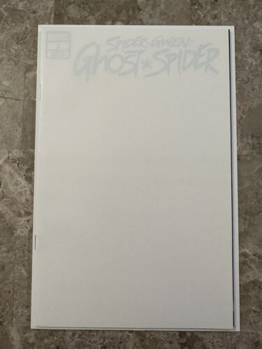 Spider-Gwen Ghost Spider #1 (2018 Marvel Comics) Blank Sketch VARIANT