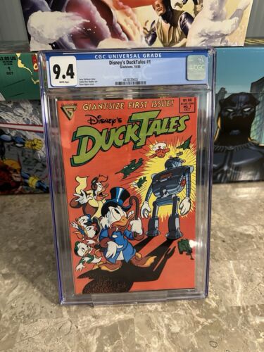 Disney's DuckTales #1 CGC 9.4 WP (1988 Gladstone) - Brand new Case