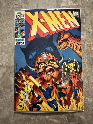 X-Men #51 FN 6.0 (1968 Marvel Comics) -  Steranko