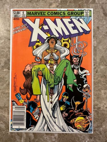 Uncanny X-Men Annual #6 Newsstand (Marvel Comics 1982) - VF