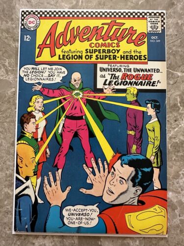 Adventure Comics #349 FN- (DC Comics 1966)