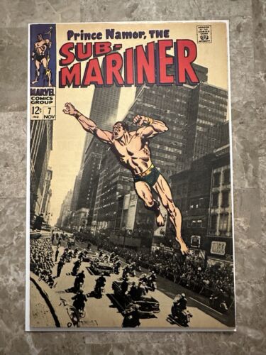 Sub-Mariner #7 FN+ 6.5 (Marvel Comics 1968) - Higher Grade with Tanning