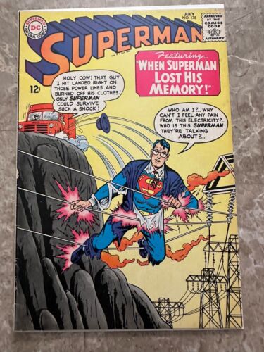 Superman #178 FN+ (DC Comics 1965) - Very solid copy