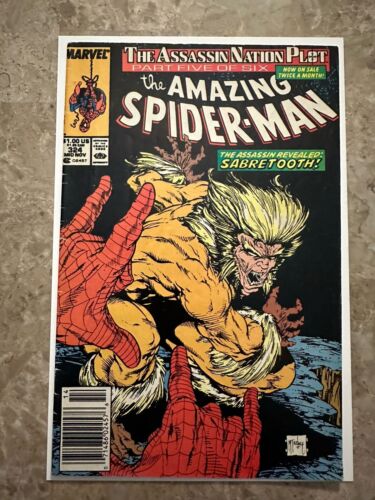 Amazing Spider-Man #324 Newsstand VG+ (1990 Marvel)