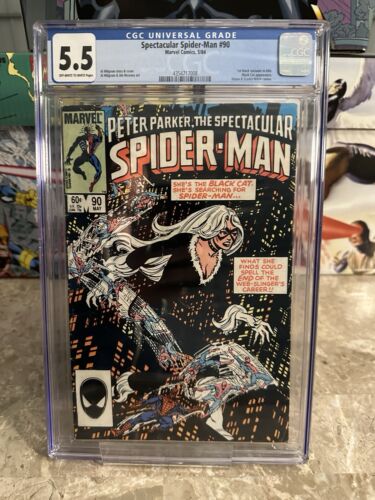 Spectacular Spider-Man #90 CGC 5.5 (1984 Marvel Comics)