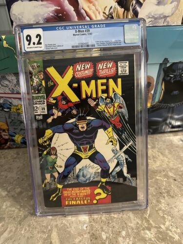 X-Men #39 CGC 9.2 OWTW Pages (1967 Marvel Comics) - Brand New Case