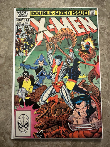 Uncanny X-Men #166 NM- 9.2 (Marvel Comics 1983) - 1st Lockheed