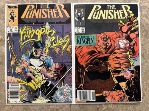 Punisher #14,15 Newsstand (1988 Marvel Comics) - Higher Grade