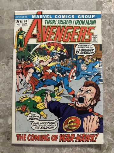 Avengers #98 VF 8.0 (Marvel Comics 1972)