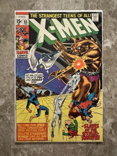 X-Men #65 VF- 7.5 (1970 Marvel Comics)