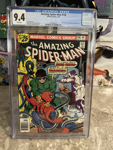 Amazing Spider-Man #158 CGC 9.4 WP (1976 Marvel)