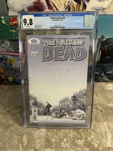 Walking Dead #8 CGC 9.8 White Pages (Image Comics 2004)