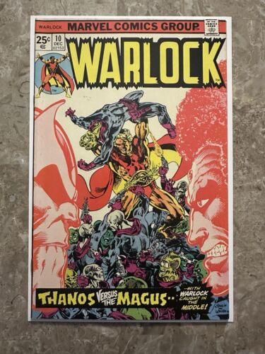 Warlock #10 VF- 7.5 (1975 Marvel Comics) - Origin of Thanos and Gamora