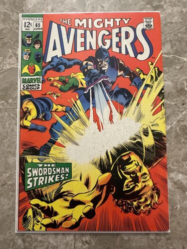 Avengers #65 FN+ (Marvel Comics 1969) - Strong 6.5