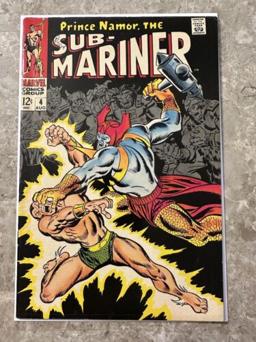 Prince Namor The Sub-Mariner #4 FN/VF (Marvel Comics 1968)