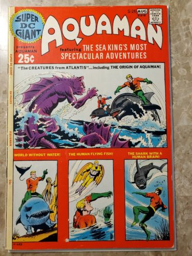 Vintage Super DC Giant Aquaman #26  (DC Comics 1971)