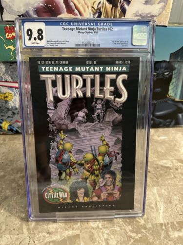 Teenage Mutant Ninja Turtles #62 CGC 9.8 WP (1993 Mirage)