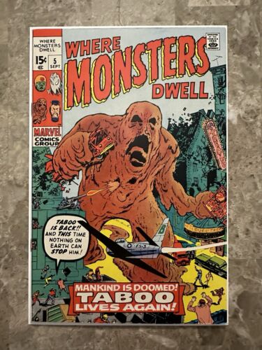 Where Monsters Dwell #5 VF- 7.5-8.0 (1970 Marvel Comics)