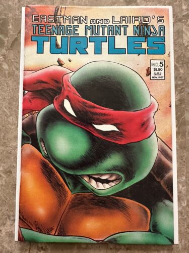 Teenage Mutant Ninja Turtles #5 2nd Print VF- (1987 Mirage Studios)