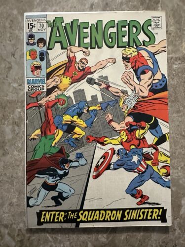 Avengers #70 FN/VF 7.0 (Marvel Comics 1969)